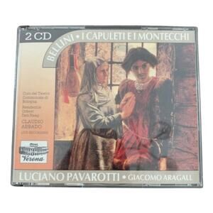 Vincenzo Bellini Luciano Pavarotti: I Capuleti E I Montecchi 2 CD Set MINT 1966